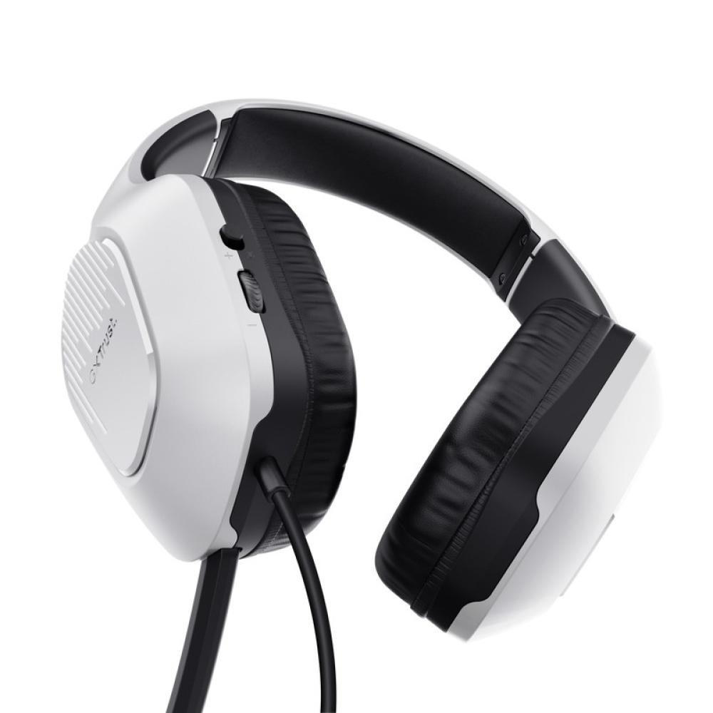 Trust - GXT 415PS ZIROX Auriculares Alámbrico Diadema Juego Negro, Blanco