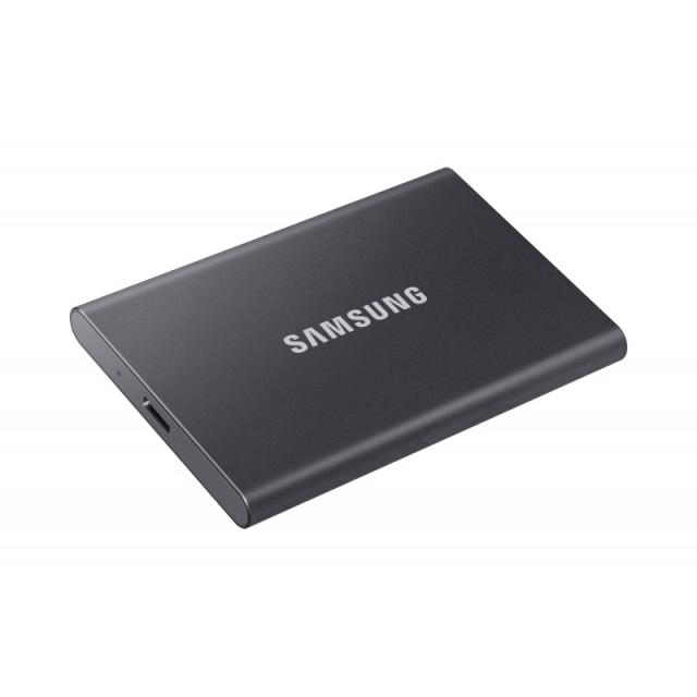 Samsung - Portable SSD T7 2 TB USB Tipo C 3.2 Gen 2 (3.1 Gen 2) Gris