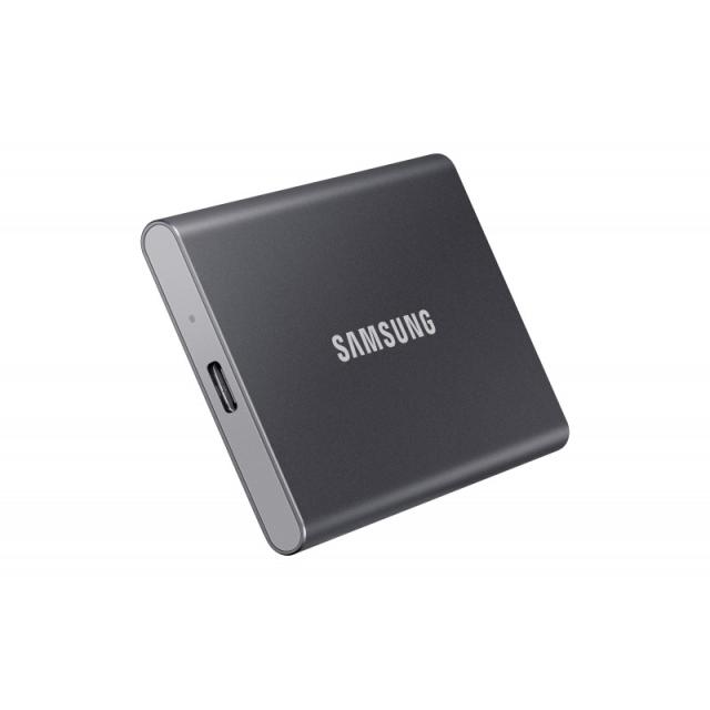 Samsung - Portable SSD T7 2 TB USB Tipo C 3.2 Gen 2 (3.1 Gen 2) Gris