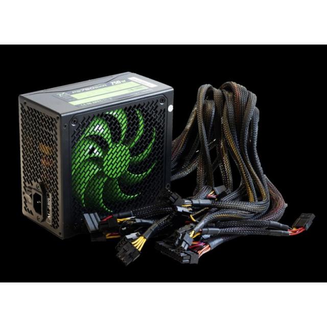 Droxio - PS750SXR unidad de fuente de alimentación 750 W 20+4 pin ATX ATX Fruta del bosque, Verde