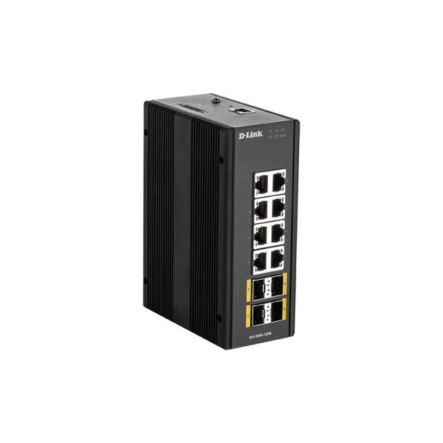 D-Link - DIS-300G-12SW Gestionado L2 Gigabit Ethernet (10/100/1000) Negro
