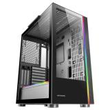 Mars Gaming - MC-ULTRA, Torre Gaming Custom XXL E-ATX, Doble Tira LED ARGB, Doble Ventana Cristal Templado, Estructura - MCULTRA