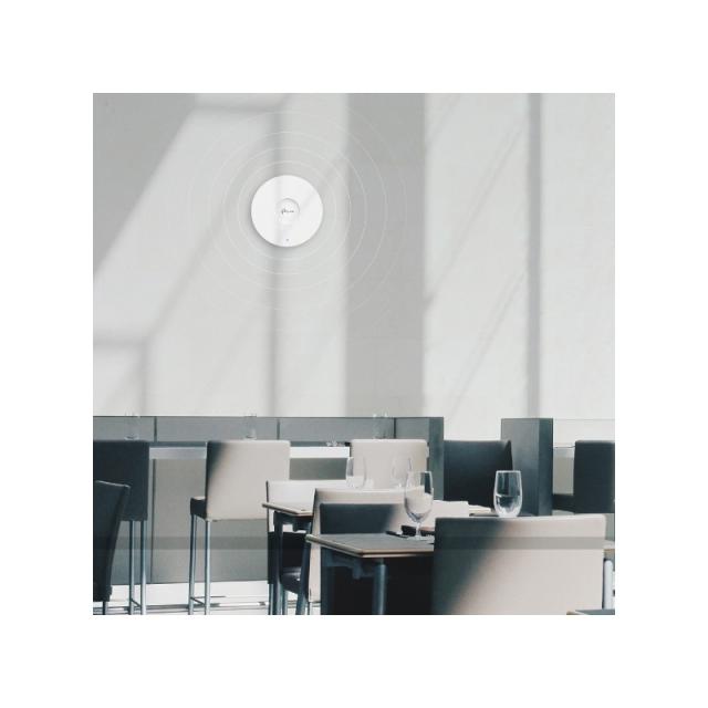 TP-Link - Omada EAP670 punto de acceso inalámbrico 5400 Mbit/s Blanco Energía sobre Ethernet (PoE)