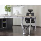 Equip - 650862 organizador de cables Escritorio Pasacables Plata 1 pieza(s)