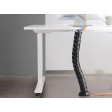 Equip - 650861 organizador de cables Escritorio Pasacables Negro 1 pieza(s)