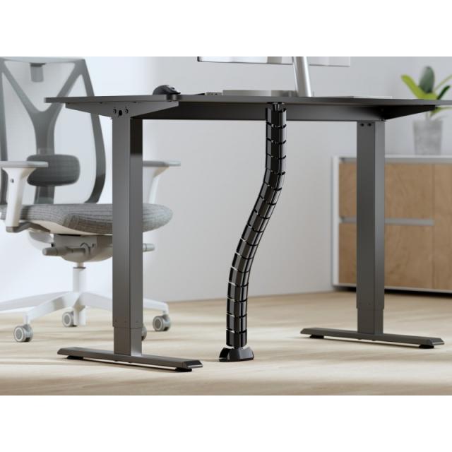 Equip - 650861 organizador de cables Escritorio Pasacables Negro 1 pieza(s)