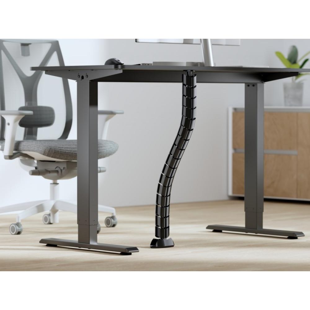 Equip - 650861 organizador de cables Escritorio Pasacables Negro 1 pieza(s)