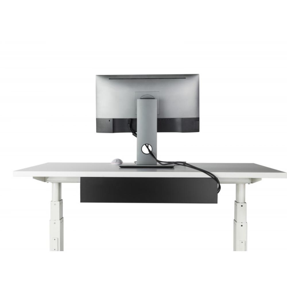 Equip - 650863 organizador de cables Escritorio Bandeja de cables Negro 1 pieza(s)