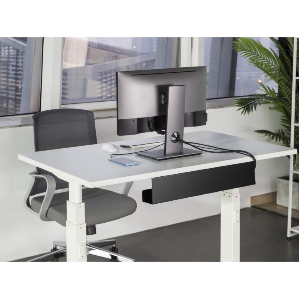 Equip - 650863 organizador de cables Escritorio Bandeja de cables Negro 1 pieza(s)