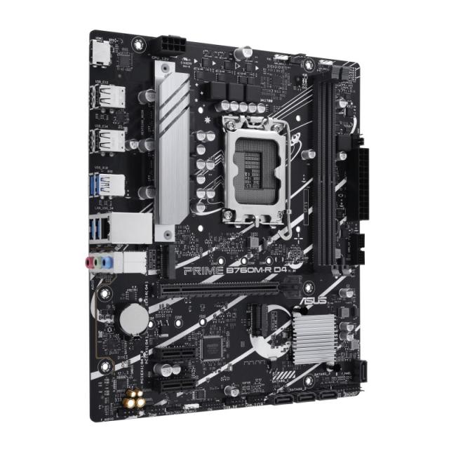 ASUS - PRIME B760M-R D4 Intel B760 LGA 1700 micro ATX