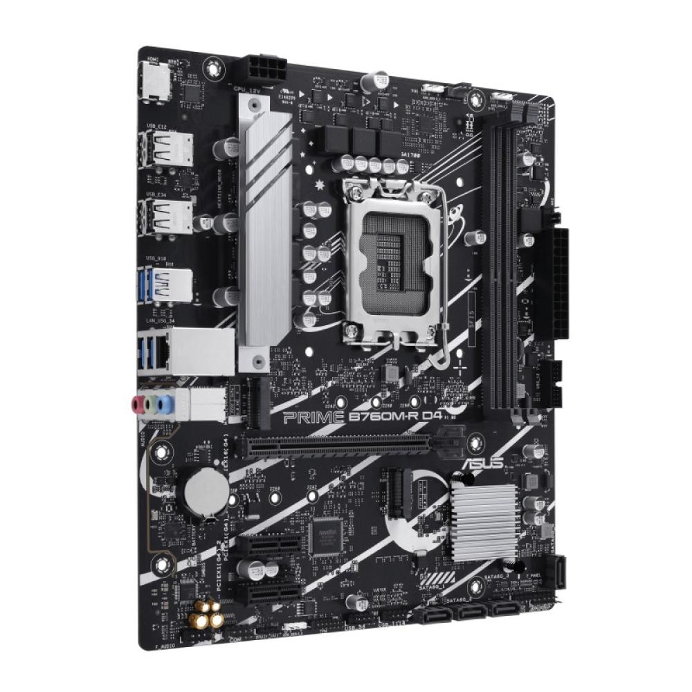 ASUS - PRIME B760M-R D4 Intel B760 LGA 1700 micro ATX