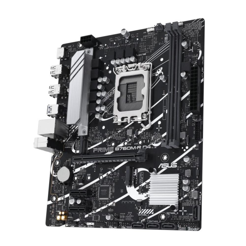 ASUS - PRIME B760M-R D4 Intel B760 LGA 1700 micro ATX