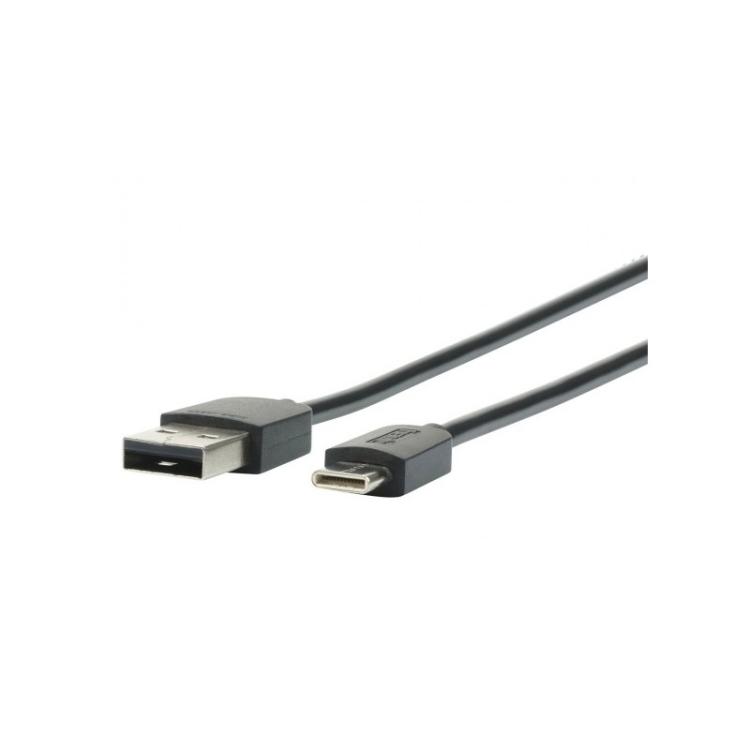 Mobilis - 001278 cable USB 1 m USB A USB C Negro