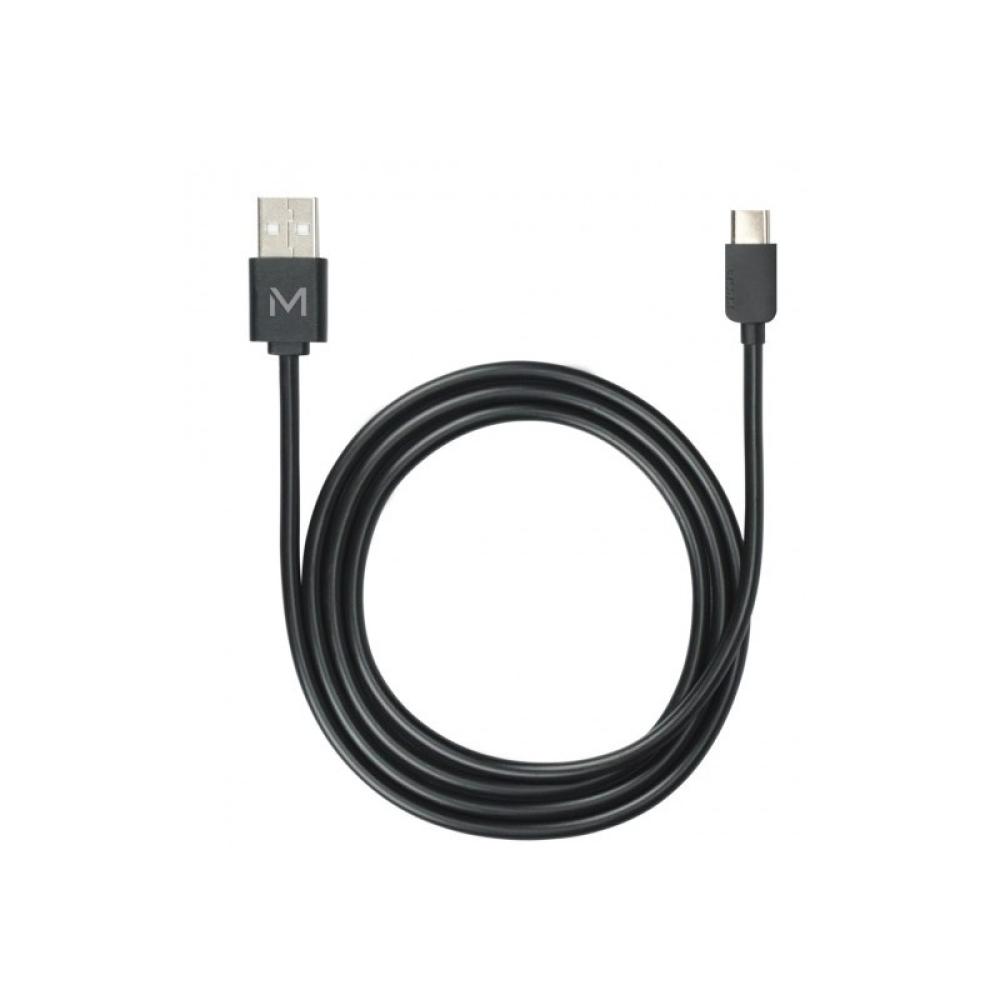 Mobilis - 001278 cable USB 1 m USB A USB C Negro