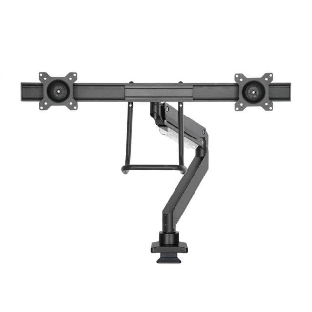 Neomounts - NM-D775DXBLACK Brazo de monitor 10-32" - resorte de gas - Topfix - Tope-a-180°