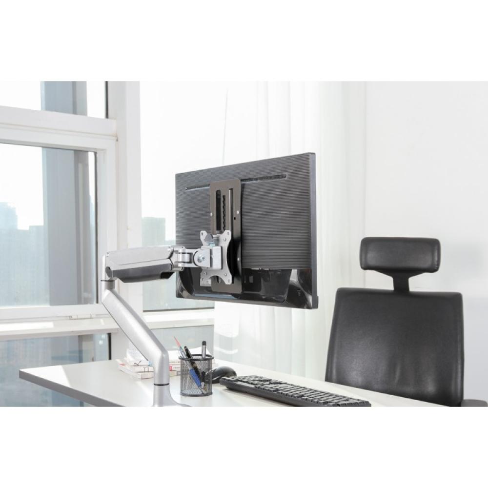 Neomounts - FPMA-LIFT100BLACK Adaptador VESA altura ajustable - universal