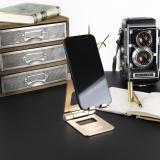 TooQ - Keops Soporte pasivo Teléfono móvil/smartphone, Tablet/UMPC Oro