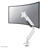 Neomounts - NM-D775WHITEPLUS Brazo de monitor 10-49" - resorte de gas - Topfix - Tope-a-180°