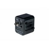 Verbatim - 49544 adaptador de enchufe eléctrico Universal Negro