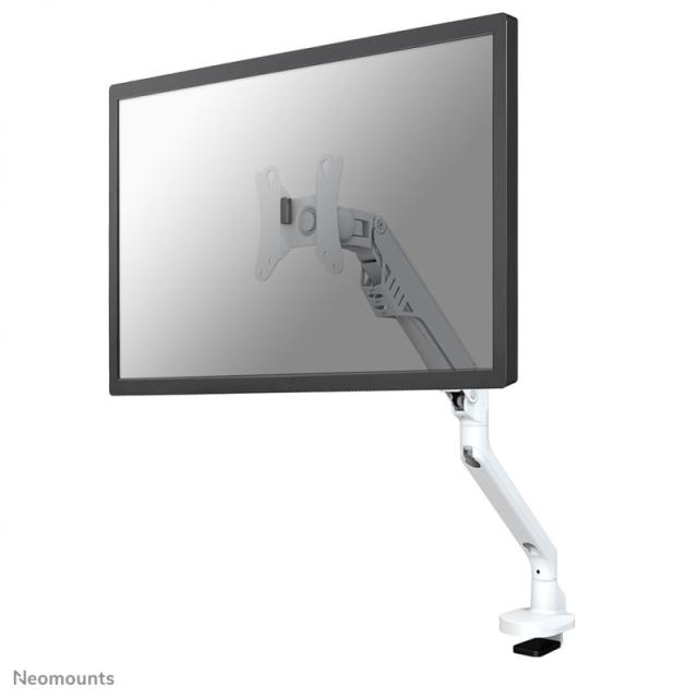 Neomounts - FPMA-D750WHITE2 Brazo de monitor 10-32" - resorte de gas - Topfix - Tope-a-180°