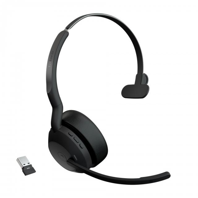 Jabra - Evolve2 55 Auriculares Inalámbrico Diadema Oficina/Centro de llamadas Bluetooth Negro - 25599-899-999