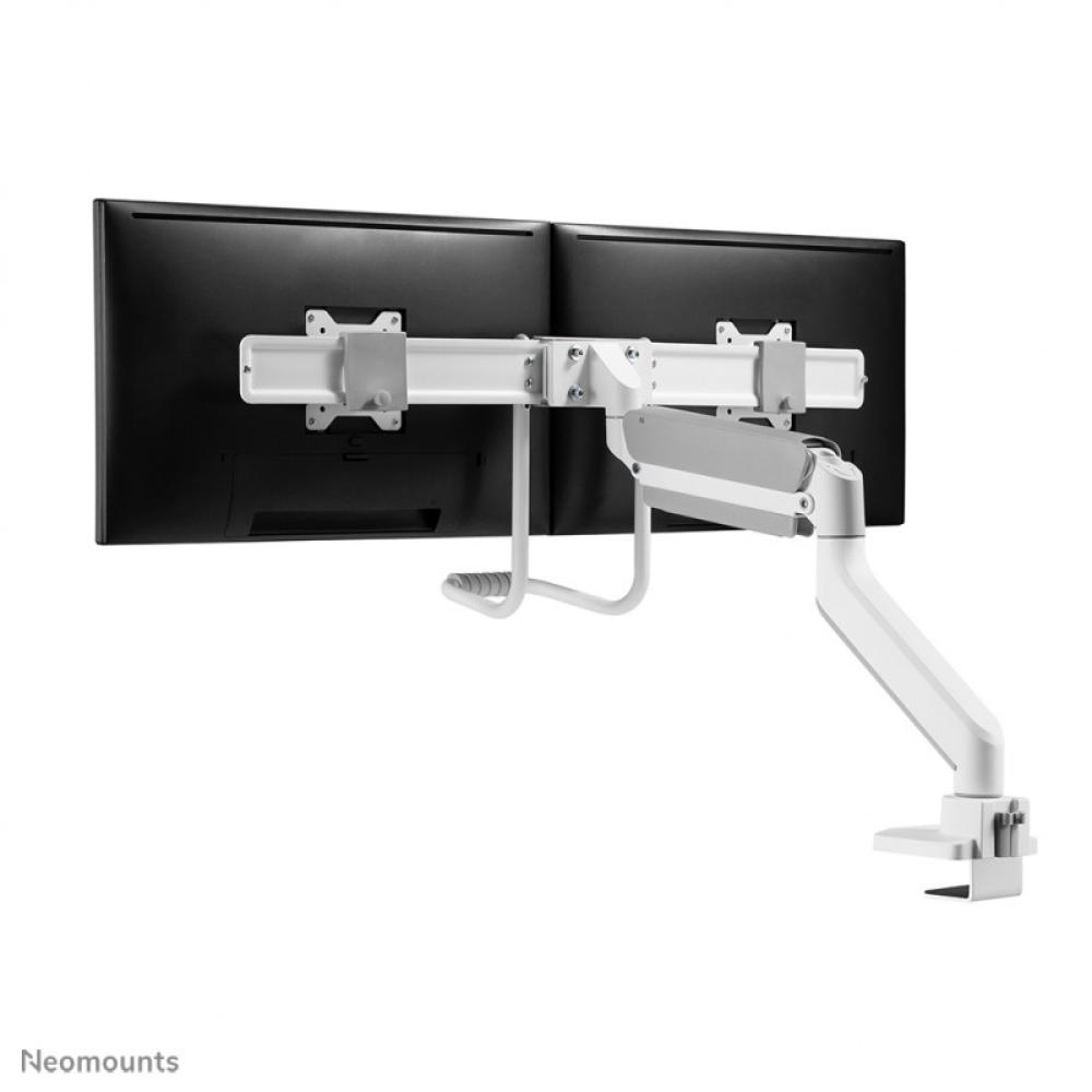 Neomounts - DS75-450WH2 Brazo de monitor 17-32" - resorte de gas - Topfix - Tope-a-180°