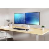 Neomounts - DS75-450WH2 Brazo de monitor 17-32" - resorte de gas - Topfix - Tope-a-180°