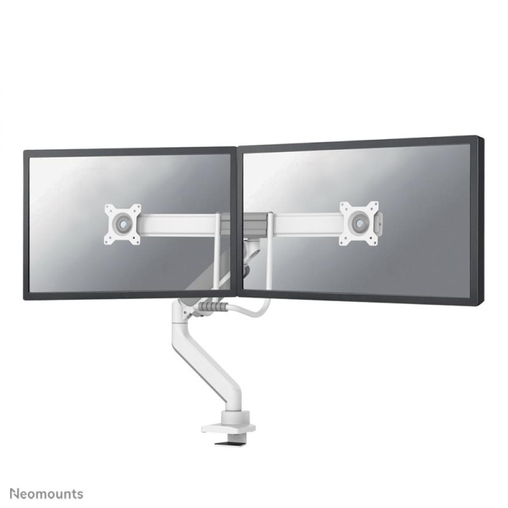 Neomounts - DS75-450WH2 Brazo de monitor 17-32" - resorte de gas - Topfix - Tope-a-180°