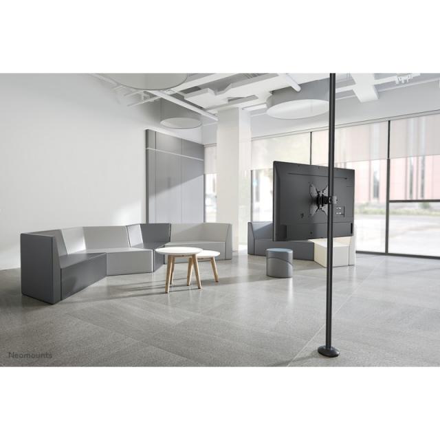 Neomounts - FL40-430BL12 Soporte de tubo para TV 23-42" - diá. 28-50 mm