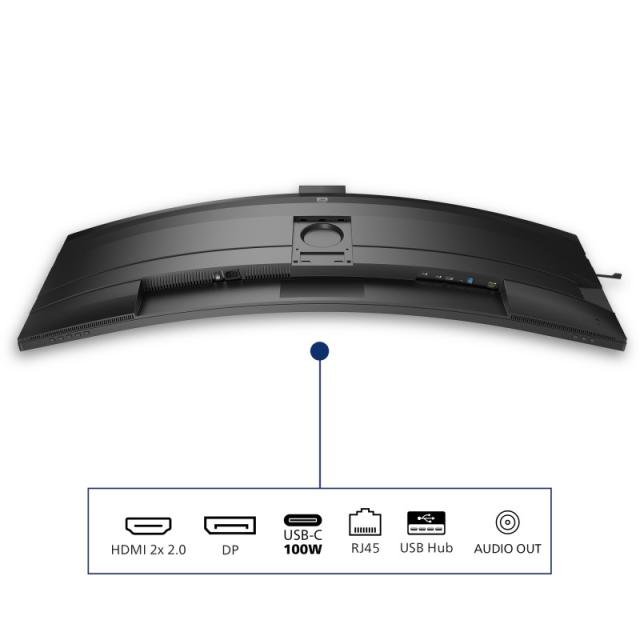 Philips - 5000 series 49B2U5900CH/00 pantalla para PC 124 cm (48.8") 5120 x 1440 Pixeles Dual QHD LCD Negro