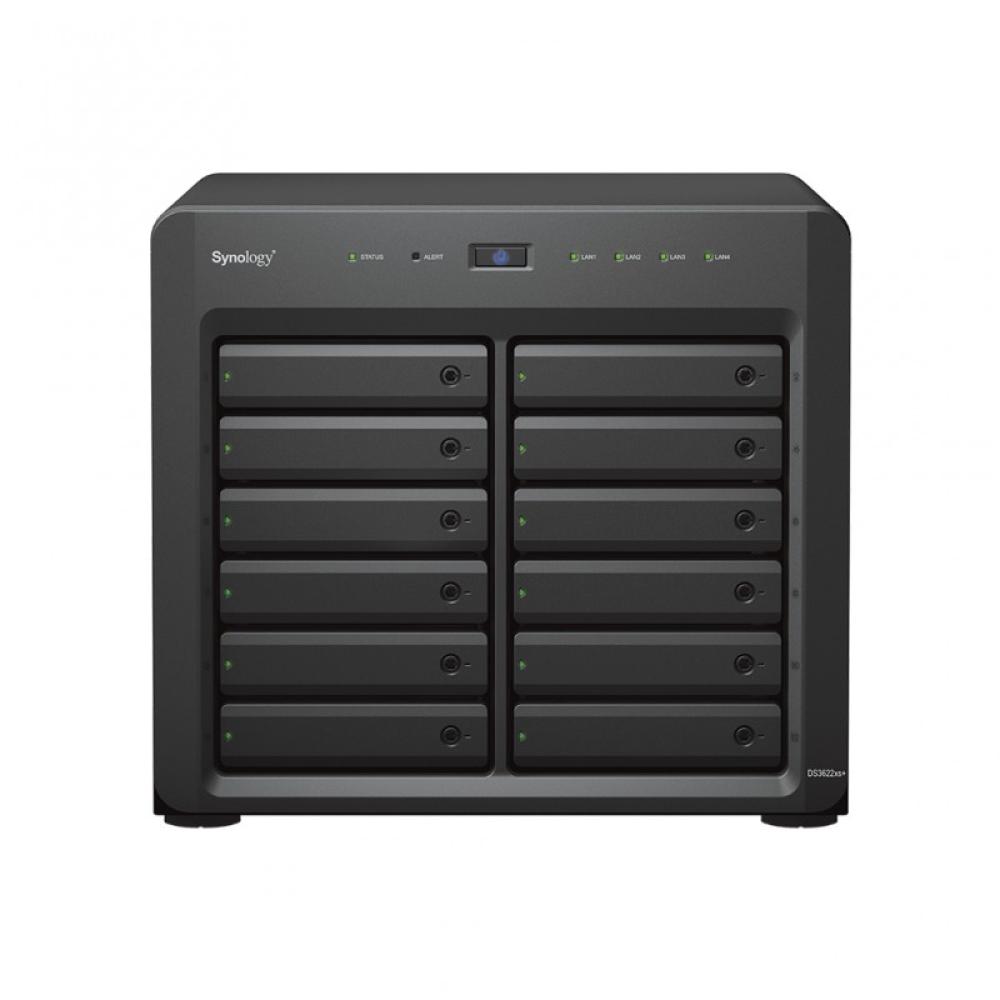 Synology - DiskStation DS3622xs+ NAS Torre Intel® Xeon® D D-1531 16 GB DDR4 0 TB DiskStation Manager Negro