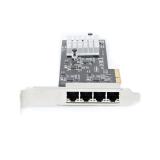 StarTech.com - Tarjeta PCI Express de Red Ethernet 4 Puertos NBASE-T 2,5G - NIC I225-V - Tarjeta de Red de 4 Puertos para Ordena