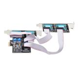 StarTech.com - Tarjeta Serie PCI Express de 4 Puertos DB9 - Serial RS232/RS422/RS485 - TAA - UART 16C1050 - ESD de Nivel 4 - con