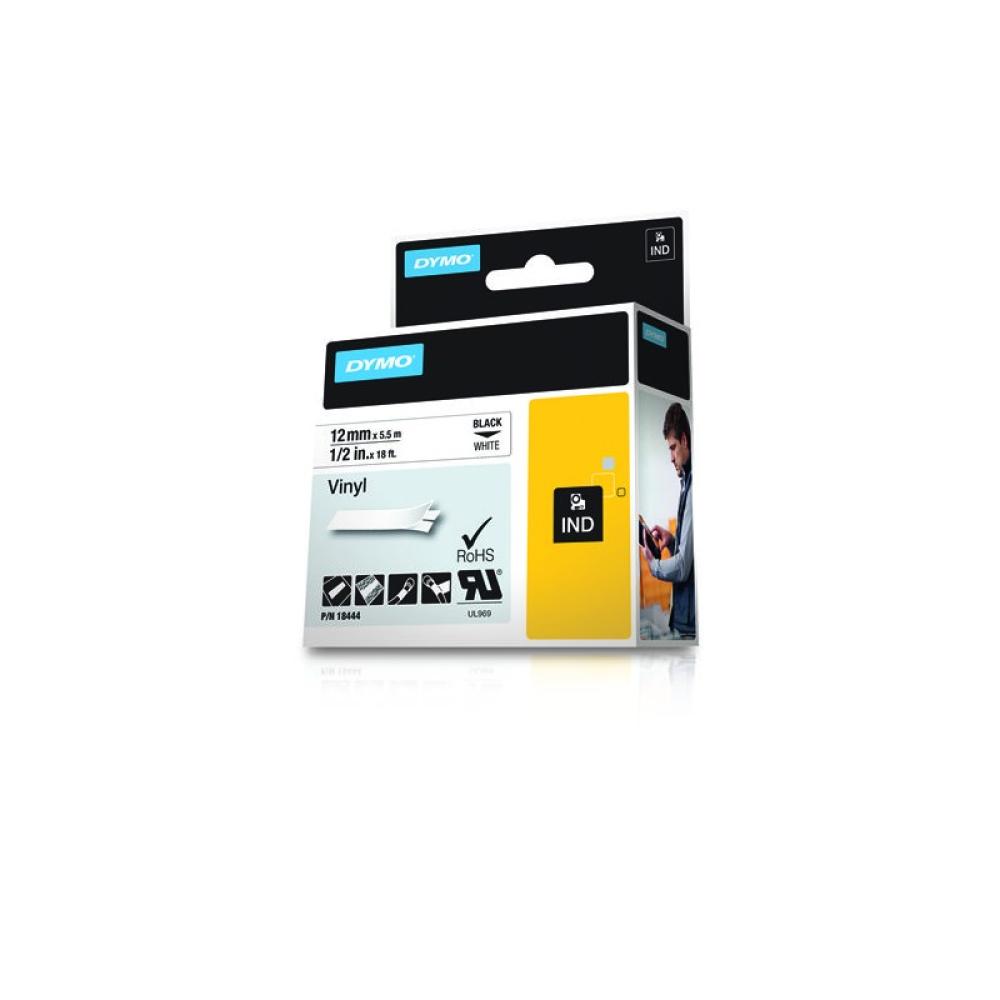 DYMO - Etiquetas de Vinilo IND- 12mm x 5,5m