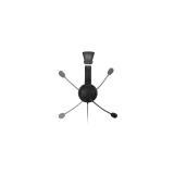 Kensington - Auriculares clásicos de 3,5 mm con micrófono y control de volumen