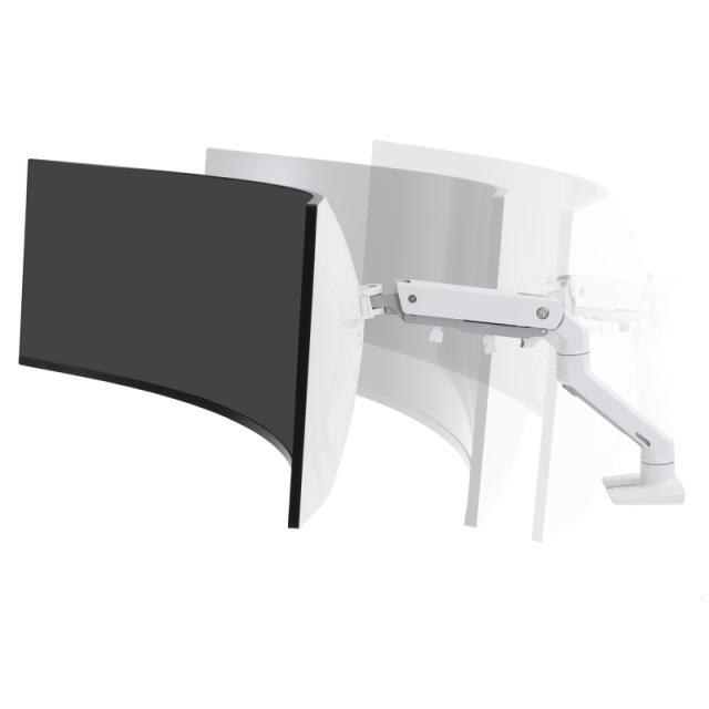 Ergotron - HX Series 45-647-216 soporte para monitor 124,5 cm (49") Escritorio Blanco
