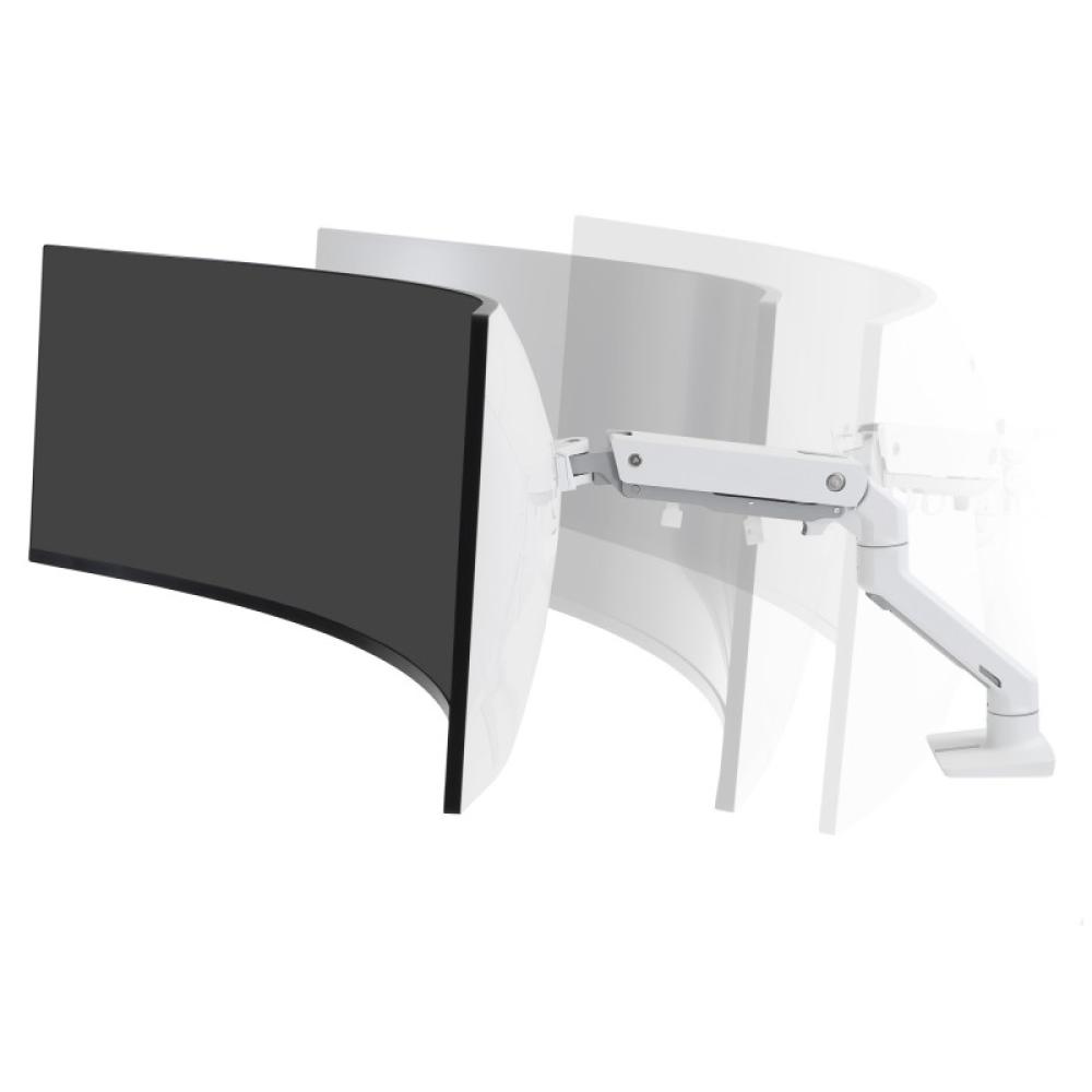 Ergotron - HX Series 45-647-216 soporte para monitor 124,5 cm (49") Escritorio Blanco