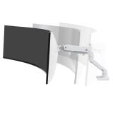 Ergotron - HX Series 45-647-216 soporte para monitor 124,5 cm (49") Escritorio Blanco
