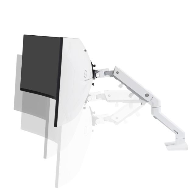 Ergotron - HX Series 45-647-216 soporte para monitor 124,5 cm (49") Escritorio Blanco