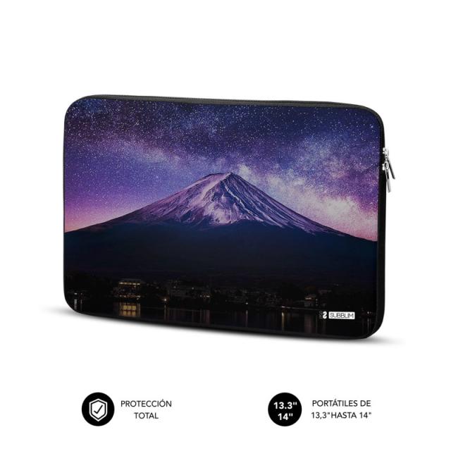 SUBBLIM - Funda Ordenador Neopreno Trendy Sleeve Neo Mountain 13,3-14"