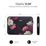 SUBBLIM - Funda Ordenador Neopreno Trendy Sleeve Neo Flowers 15,6"