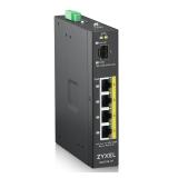 Zyxel - RGS100-5P No administrado L2 Gigabit Ethernet (10/100/1000) Energía sobre Ethernet (PoE) Negro