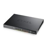 Zyxel - XGS2220-30HP Gestionado L3 Gigabit Ethernet (10/100/1000) Energía sobre Ethernet (PoE) Negro
