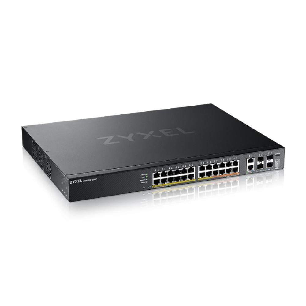Zyxel - XGS2220-30HP Gestionado L3 Gigabit Ethernet (10/100/1000) Energía sobre Ethernet (PoE) Negro