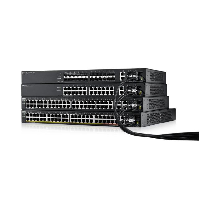 Zyxel - XGS2220-30HP Gestionado L3 Gigabit Ethernet (10/100/1000) Energía sobre Ethernet (PoE) Negro