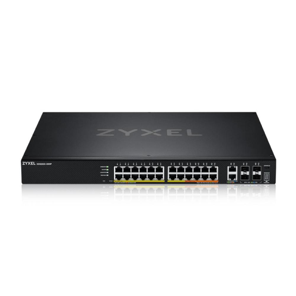 Zyxel - XGS2220-30HP Gestionado L3 Gigabit Ethernet (10/100/1000) Energía sobre Ethernet (PoE) Negro