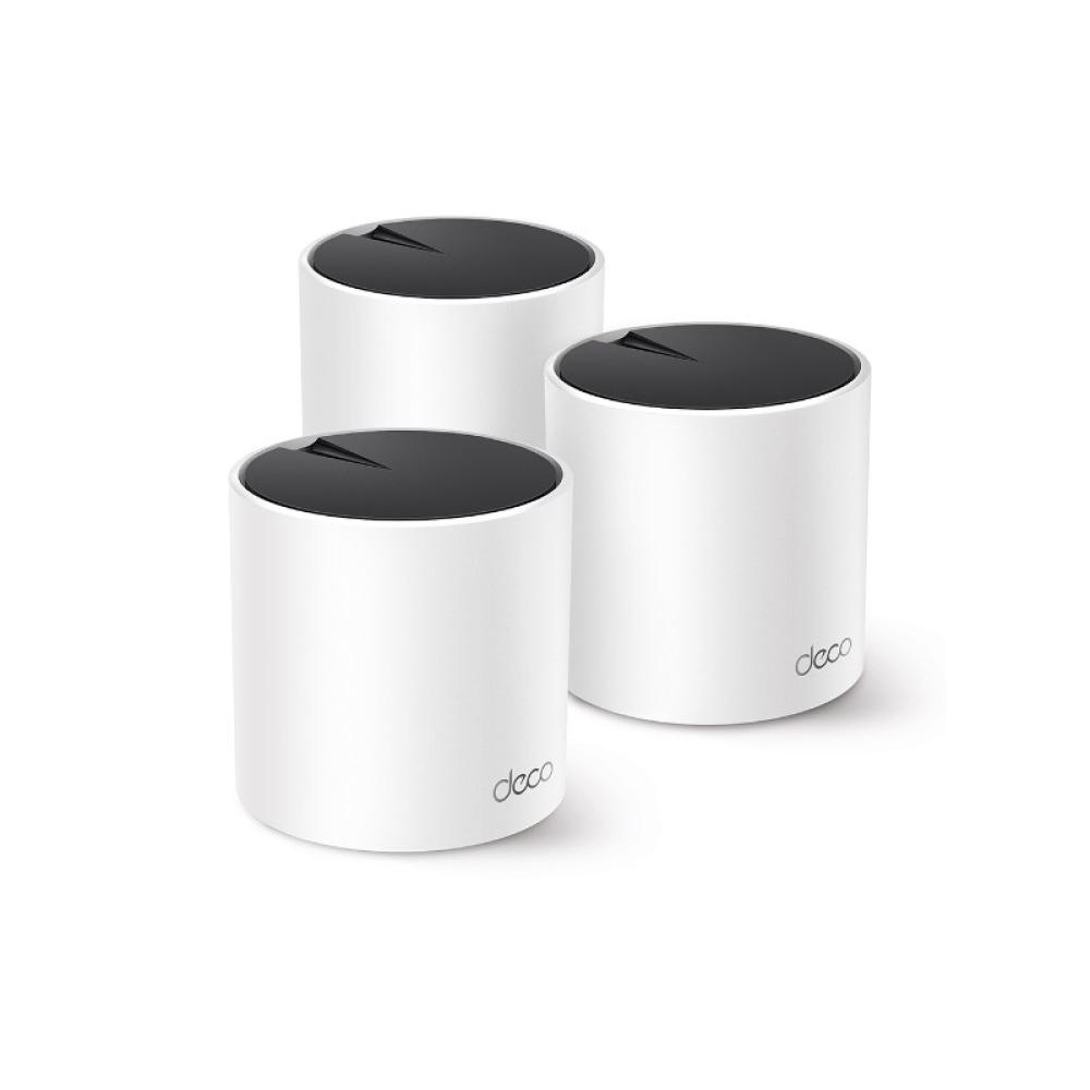 TP-Link - DECO X55 (3-Pack) Doble banda (2,4 GHz / 5 GHz) Wi-Fi 6 (802.11ax) Blanco Interno