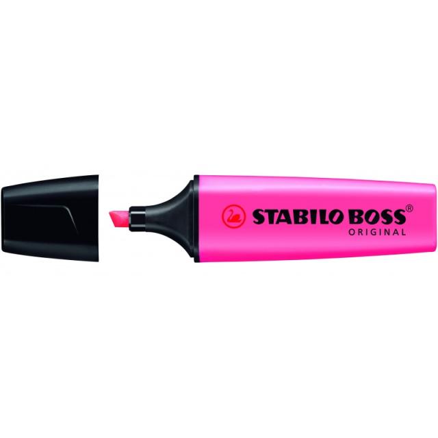 STABILO - BOSS ORIGINAL marcador 1 pieza(s) Punta de cincel Rosa