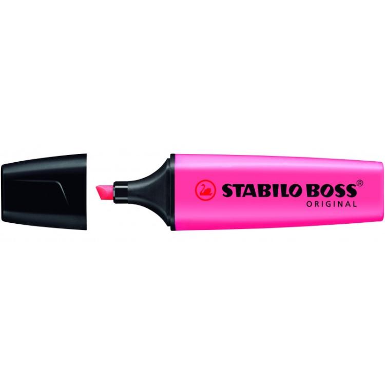 STABILO - BOSS ORIGINAL marcador 1 pieza(s) Punta de cincel Rosa