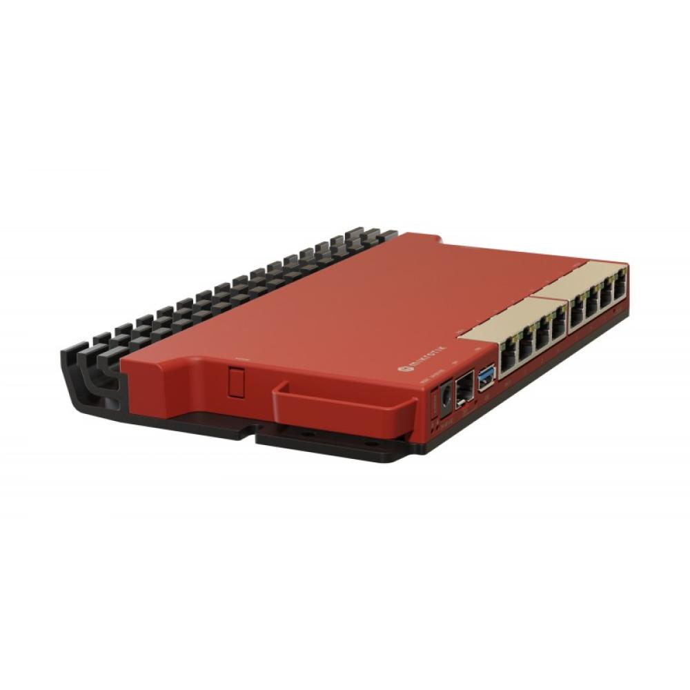 Mikrotik - L009UiGS-RM router 2.5 Gigabit Ethernet, Gigabit Ethernet Rojo